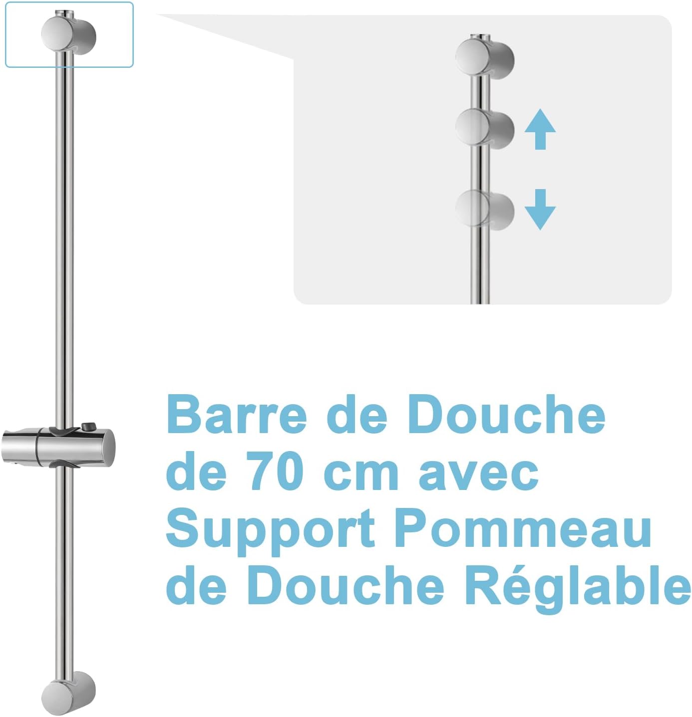 Thumbnail 2 de Barre de douche OFFO 70 cm