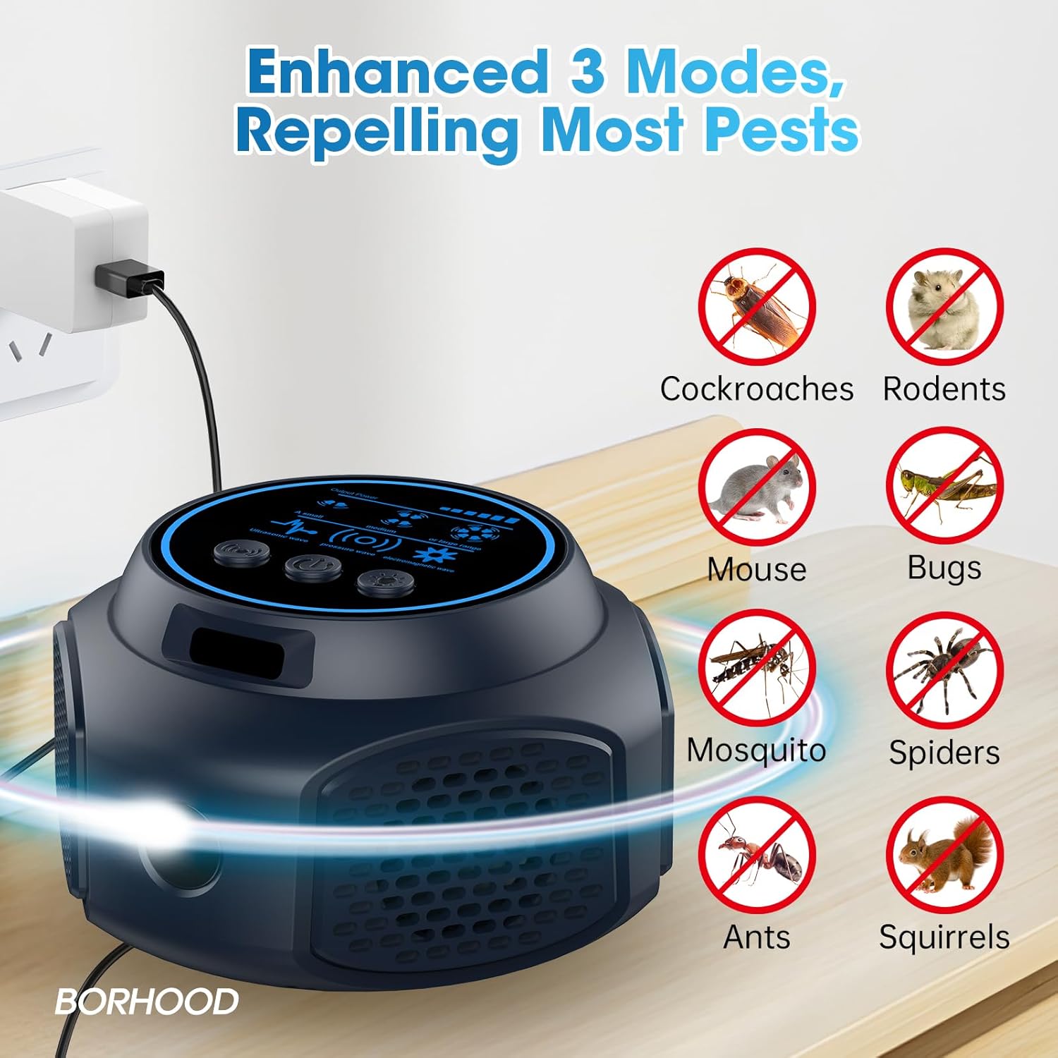 Thumbnail 1 de Ultrasonic Pest Repellent Plug Indoor Mouse Traps