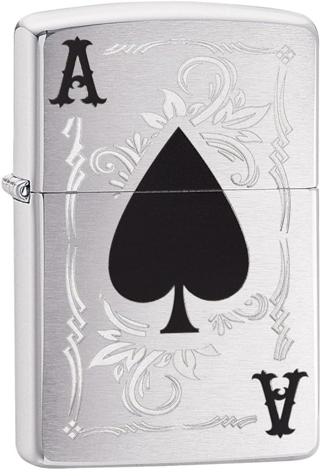 Detalle 2 de Zippo Briquet tempête emblème Boule de Billard n°8 – Finition Street Chrome, Rechargeable et réutilisable