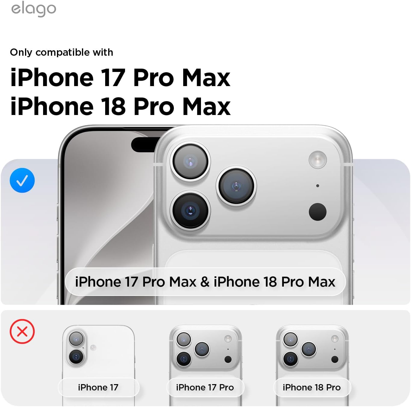 Detalle de elago ES17MSLE69PRO-BK Magnetic Leather Case for iPhone Pro Max, MagSafe