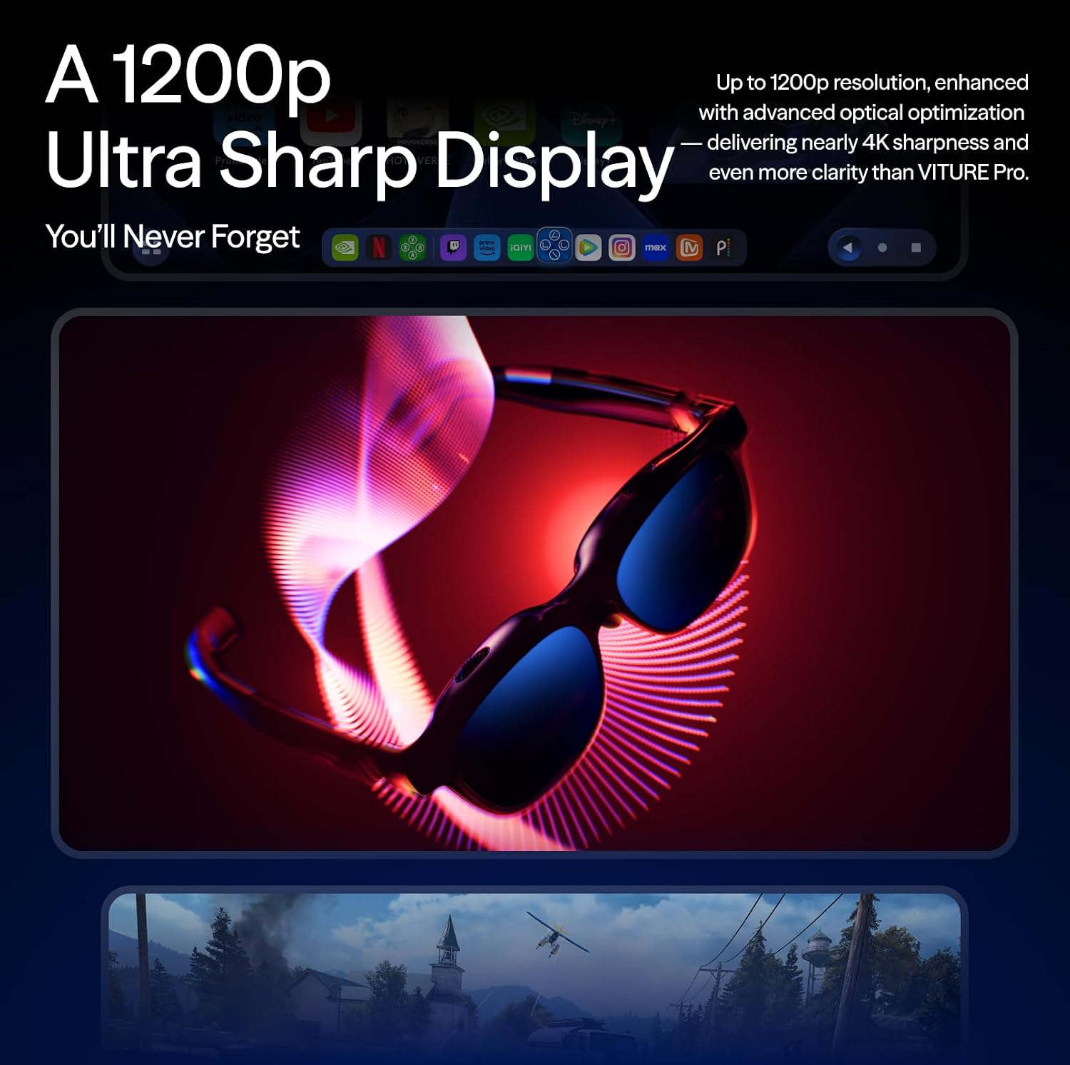 Thumbnail 2 de VITURE Luma Pro AR/XR Glasses — 152" Ultra Sharp 1200p Display