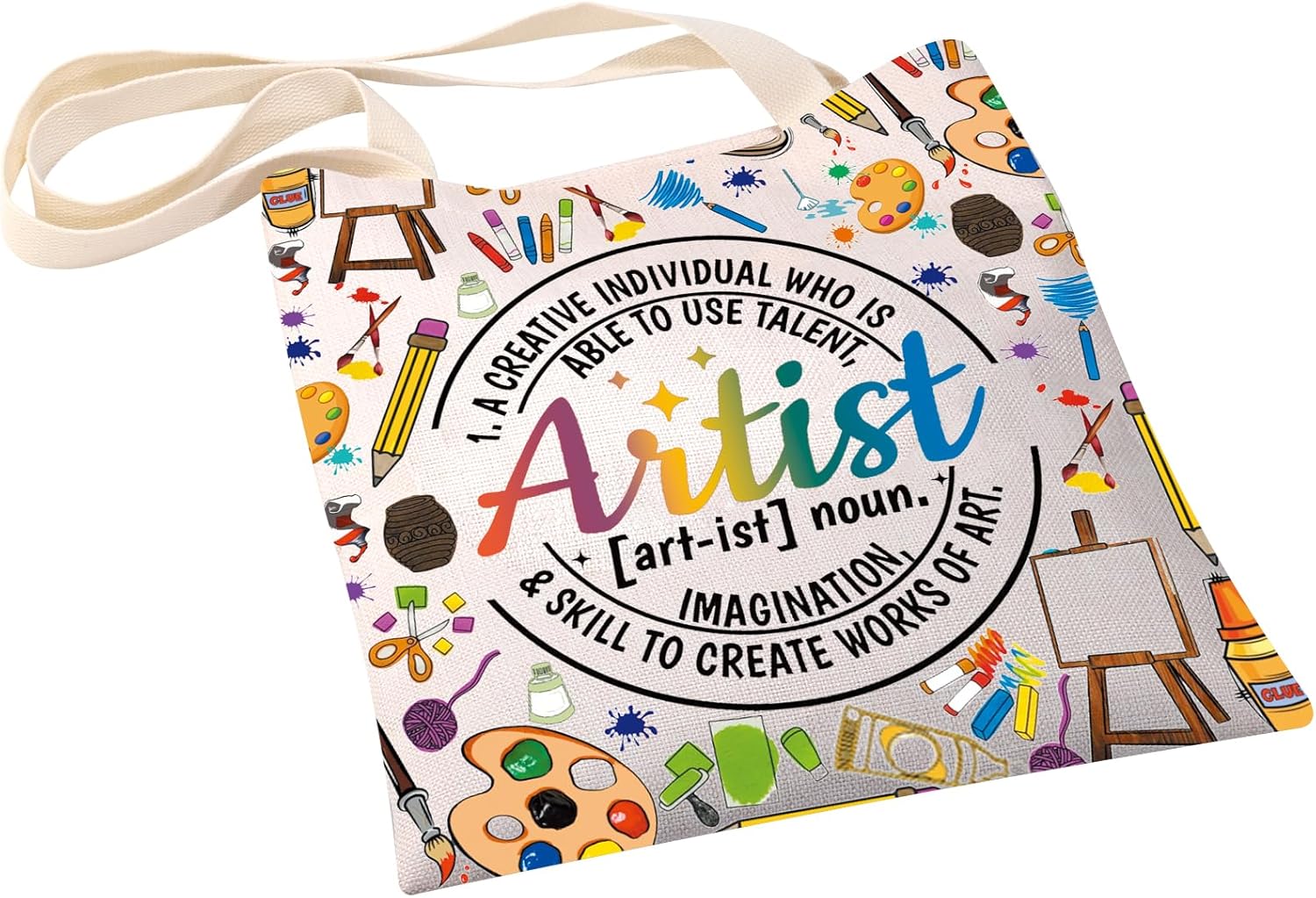 Thumbnail 3 de PXTIDY Artist Definition Tote Bag: A Practical Gift for Art Lovers