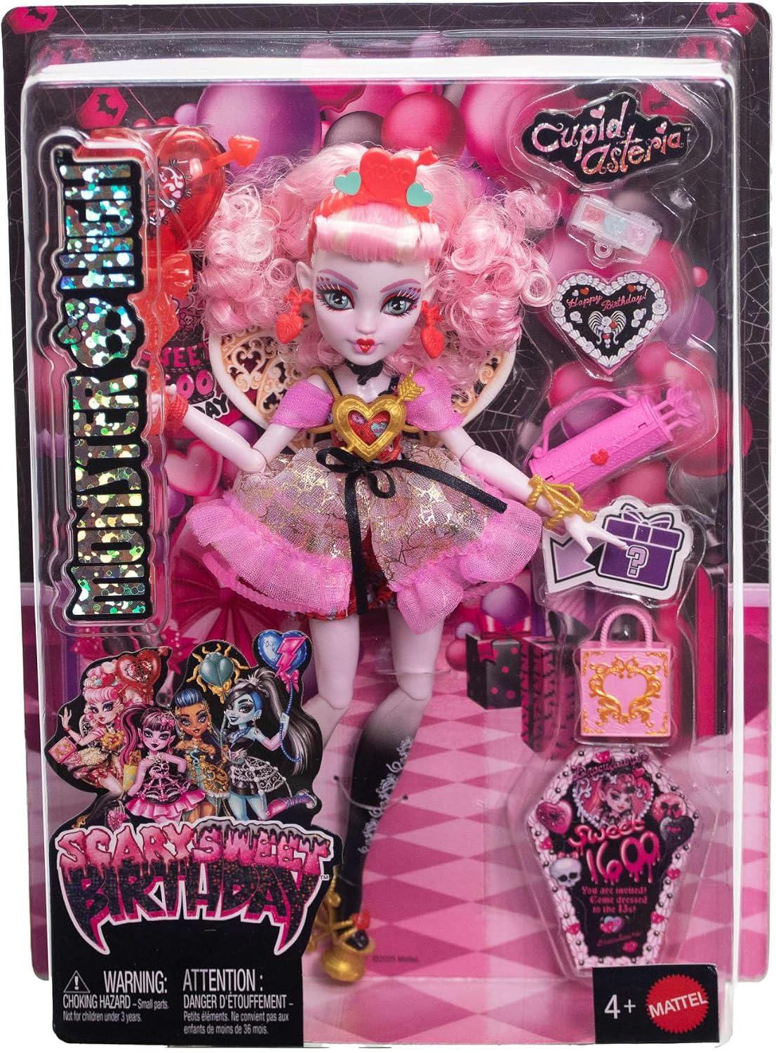 Thumbnail 5 de Monster High Cupid Asteria bambola 4+ 🎀