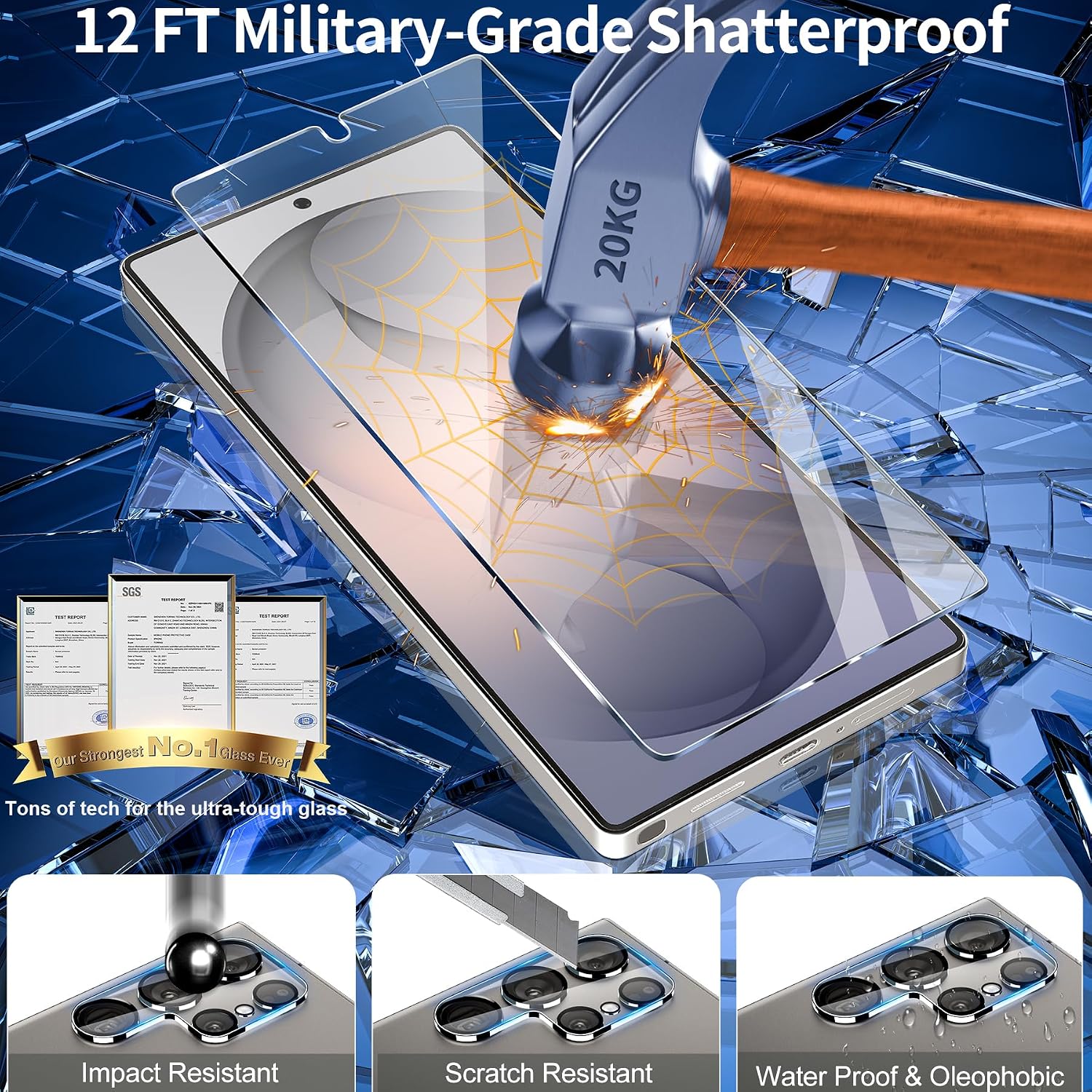 Thumbnail 4 de firtstnow Screen Protector for Samsung Galaxy S25 Ultra 6.9"