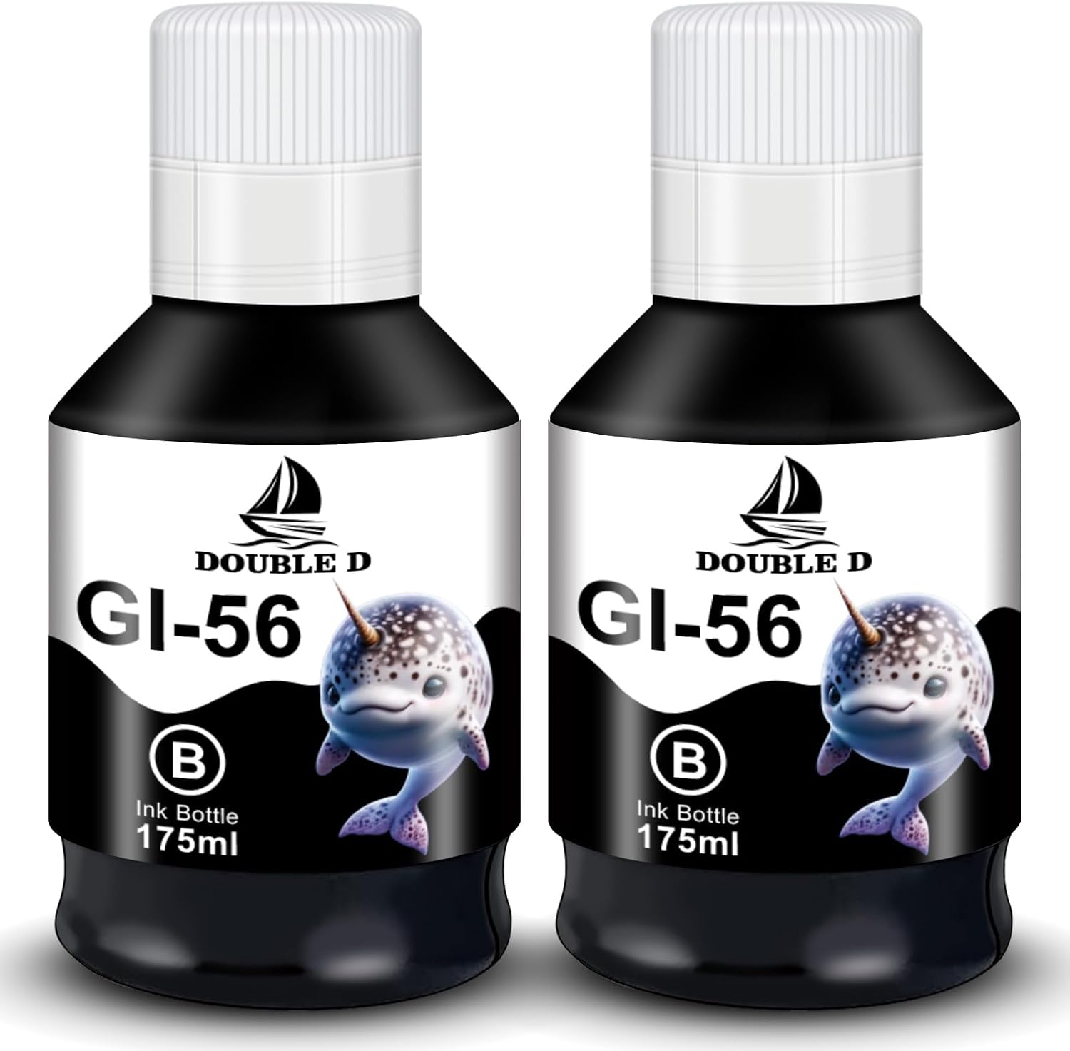 Detalle de DOUBLE D GI56 GI-56 encre noire 175 ml