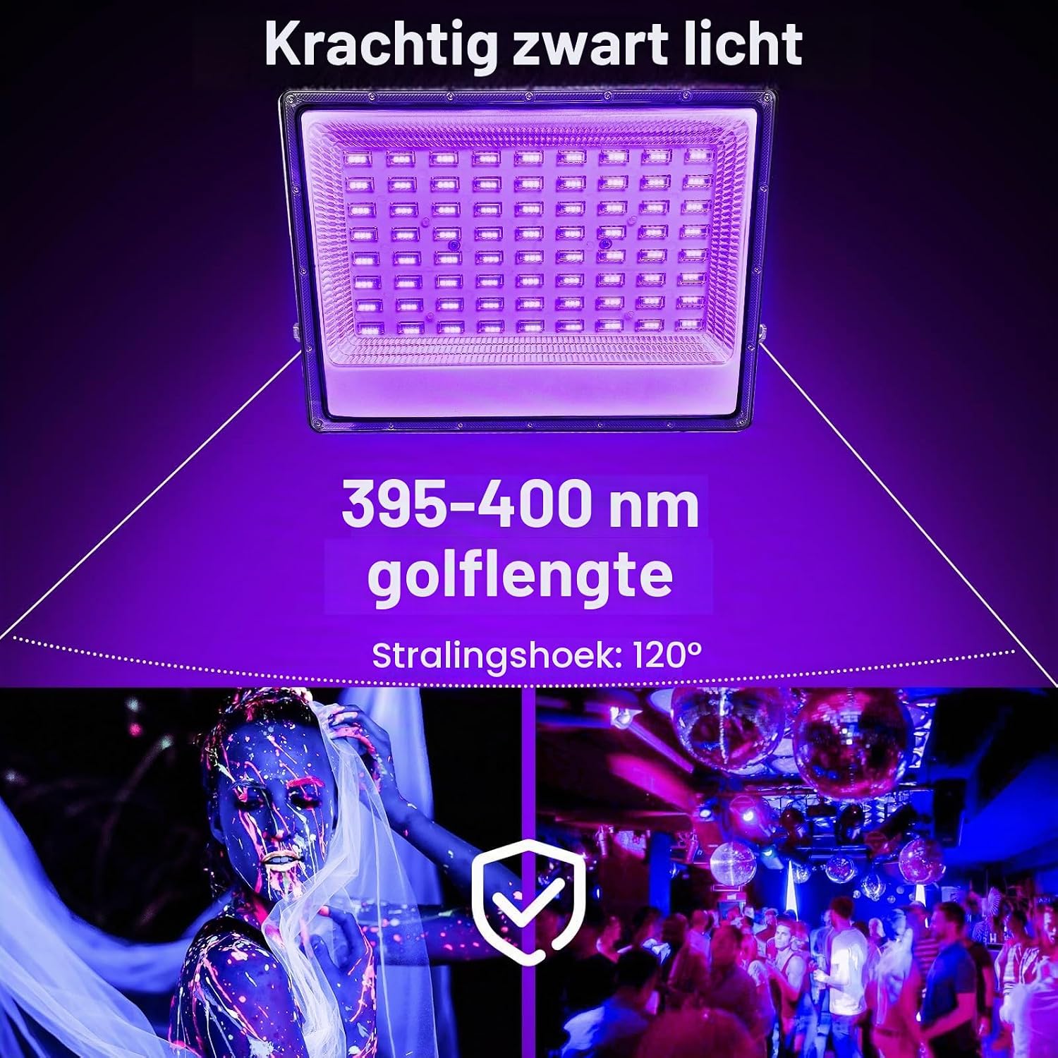 Thumbnail 5 de CREATESTAR LED Black Light 50W-1P UV-schijnwerper 50 W, IP66, 395 nm
