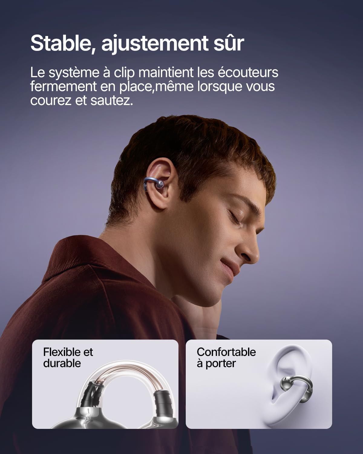 Thumbnail 3 de SANAG S6SUltra : écouteurs Bluetooth sport ouverts, 42 h d’autonomie (IP67) et connexion Bluetooth 6.0