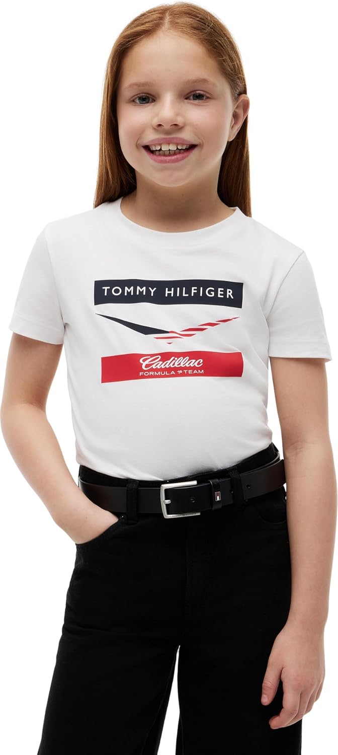 Thumbnail 5 de Tommy Hilfiger TH X Cf1 Chevron Tee Ks0ks00779 – Maglietta Unisex Bambini e Ragazzi (Pacco da 1)