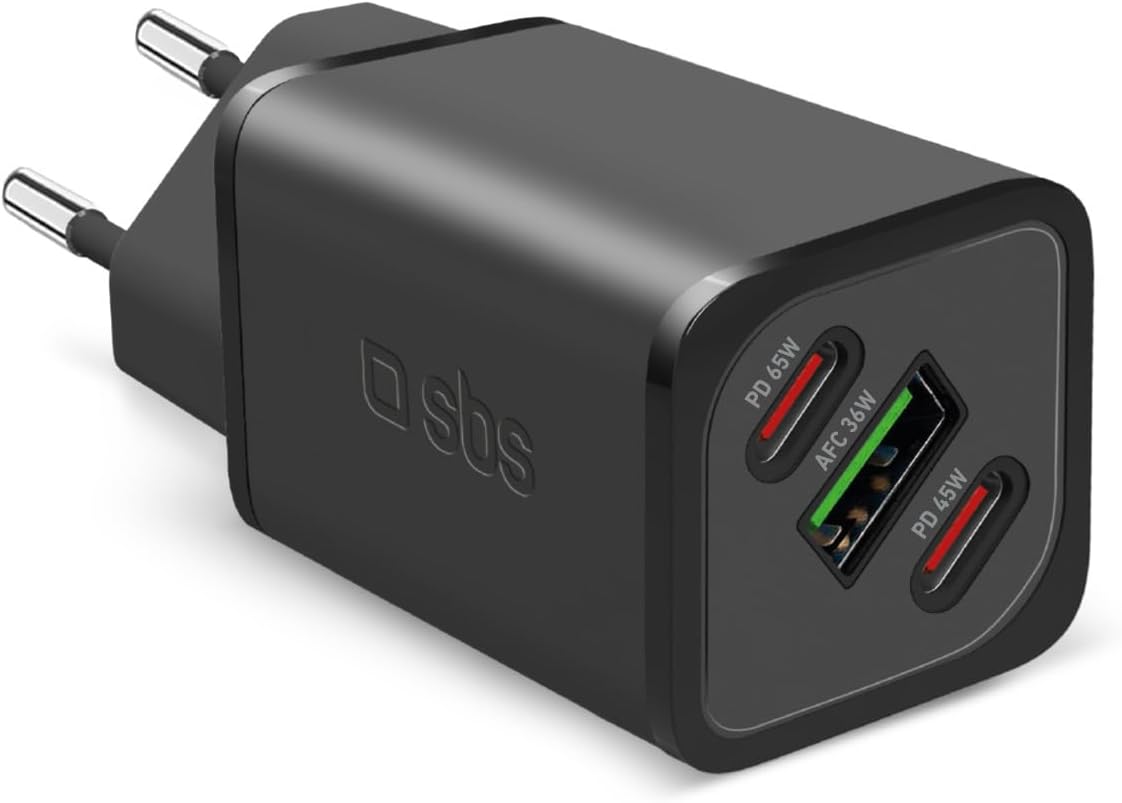 Detalle de SBS Alimentatore Slim USB-C 65W GaN