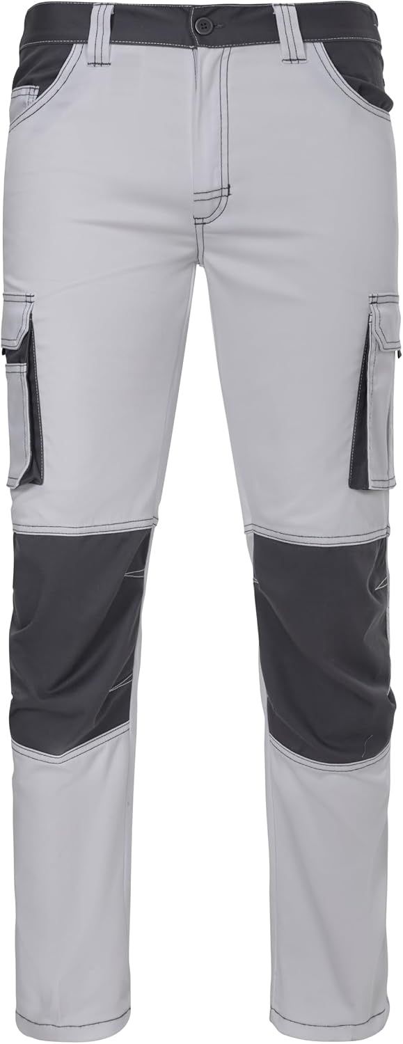 Imagen de VELILLA Pantalon Stretch Bicolore – Pantalon d’utilité Professionnelle Mixte (Lot de 1) en OfertitasTOP