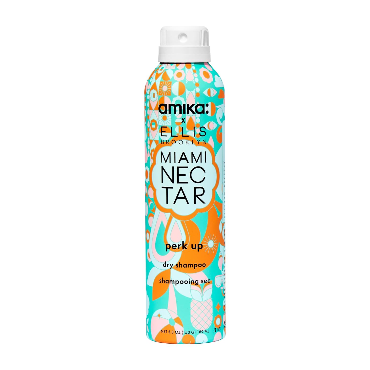 Amika Perk Up Talc-Free Dry Shampoo with Pink Pineapple + Coconut Water Scent