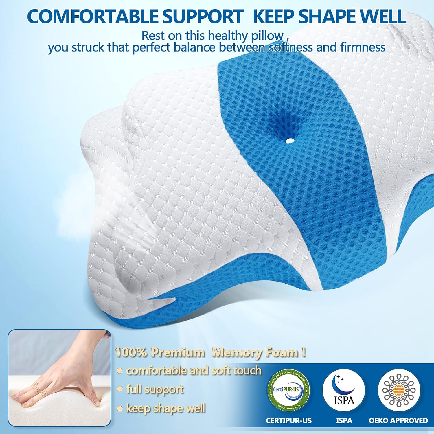 Detalle de CHxxy Cervical Pillow Queen Size