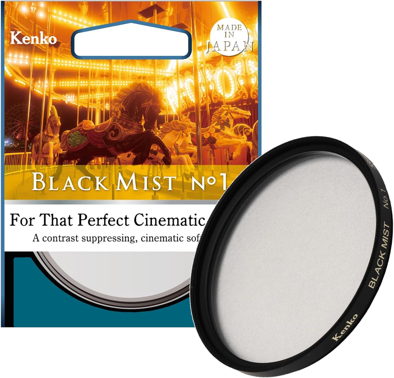Detalle de Kenko Black Mist No.1 filtr dyfuzyjny 58 mm ze szkła optycznego