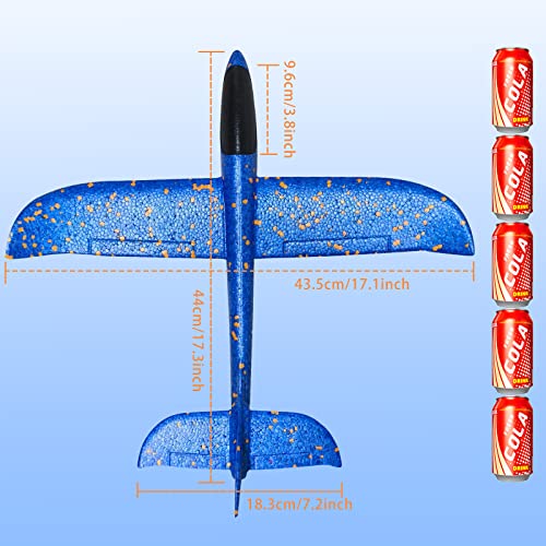 Thumbnail 5 de VCOSTORE Foam Glider Planes for Kids – 2 Pack, 17.3" Polystyrene Flying Gliders