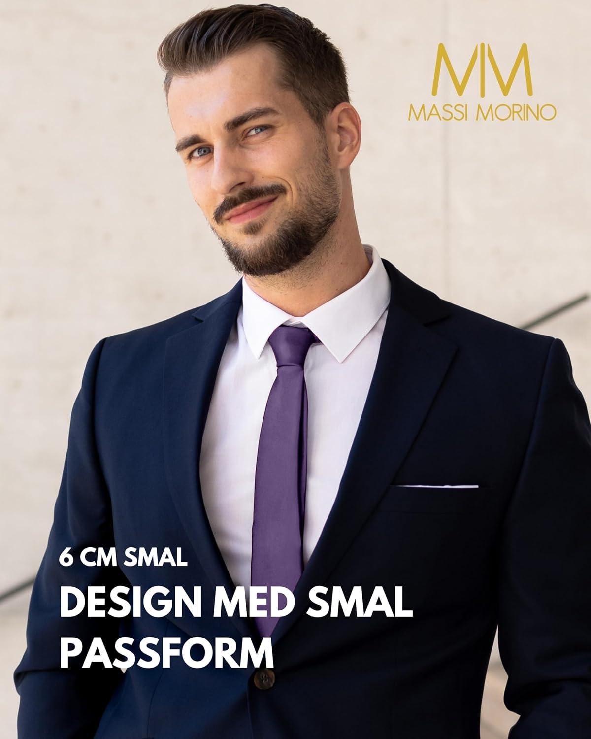 Detalle de Massi Morino smal slips, 6 cm, enfärgad i flera färger, One Size