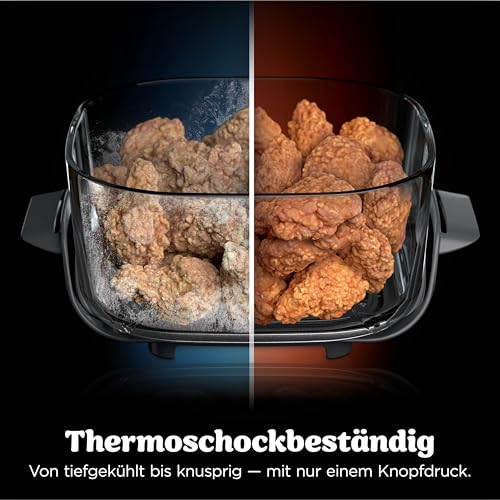 Thumbnail 11 de Ninja CRISPi PRO XL Glas-Heißluftfritteuse (Air-Fryer) Weiß AS090EUWH – 5,7 L, PFAS-frei