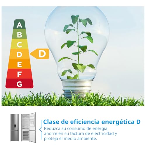 Detalle de Comfee' 308L Frigorífico Combinado No Frost con Dispensador de Agua en Puerta