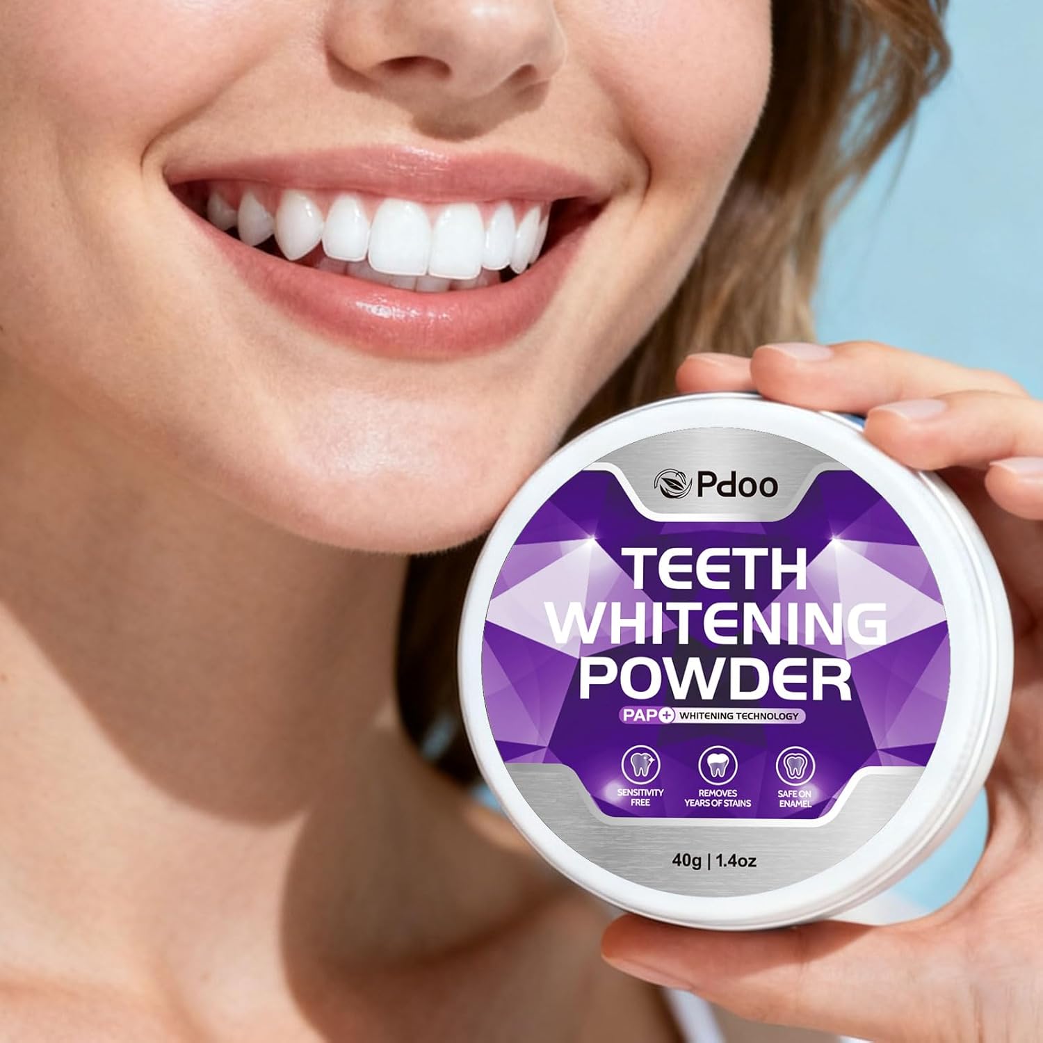 Thumbnail 6 de Teeth Whitening Powder Pap+ 40g – Effective, Enamel-Safe and Peroxide-Free Whitening at Home