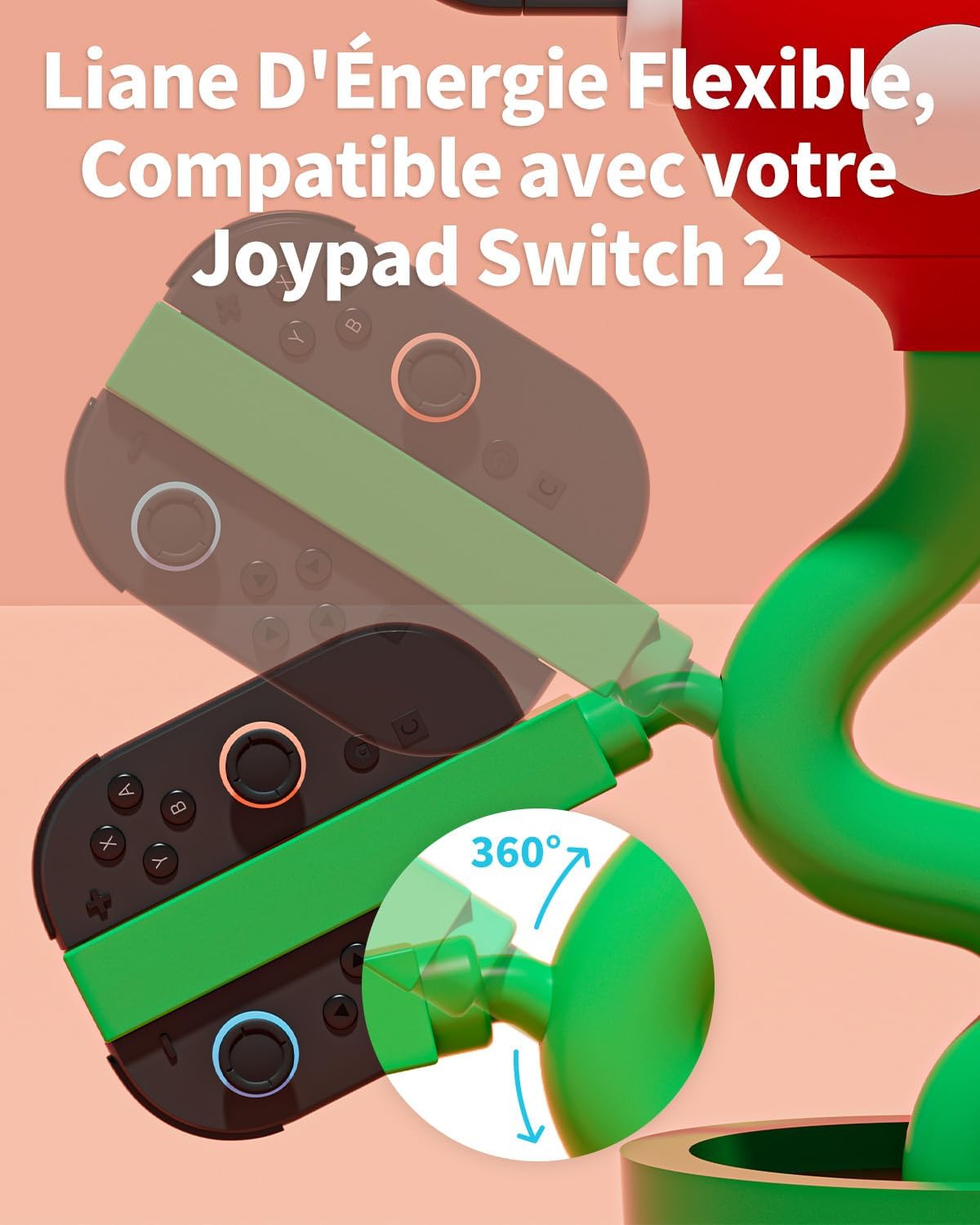Thumbnail 5 de Dock Switch 2 TV compatible avec Nintendo