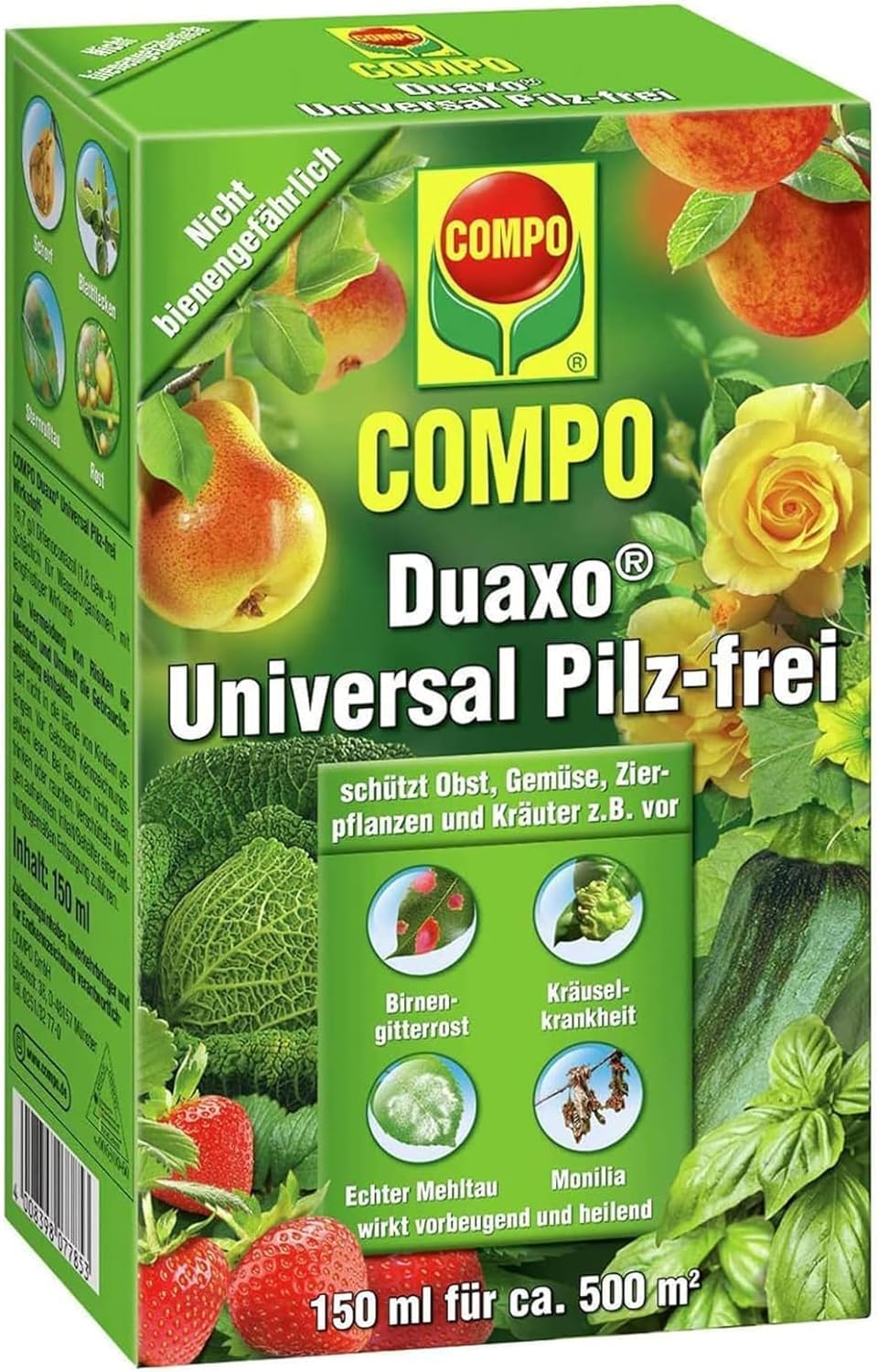 Thumbnail 6 de Compo Duaxo Universal Pilz-frei AF – Anwendungsfertiges Fungizid-Spray für Zierpflanzen, Kräuter und Gemüse (750 ml)