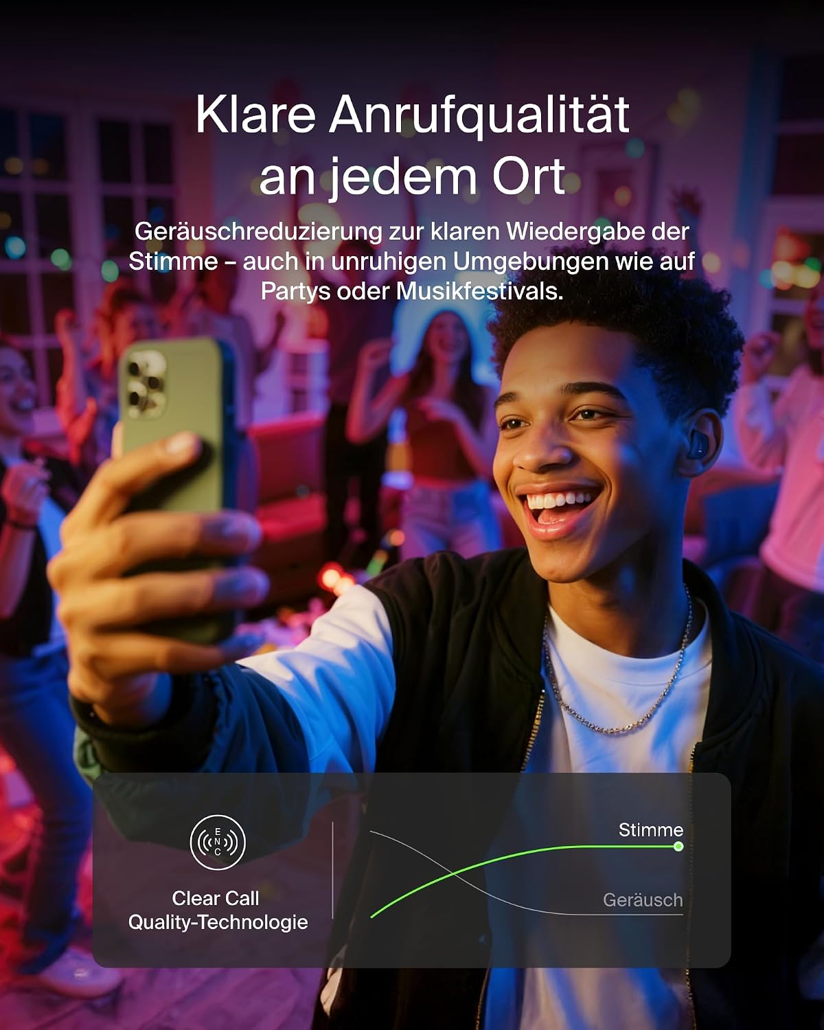 Detalle 2 de Belkin SoundForm Anywhere Bluetooth Kopfhörer Schwarz
