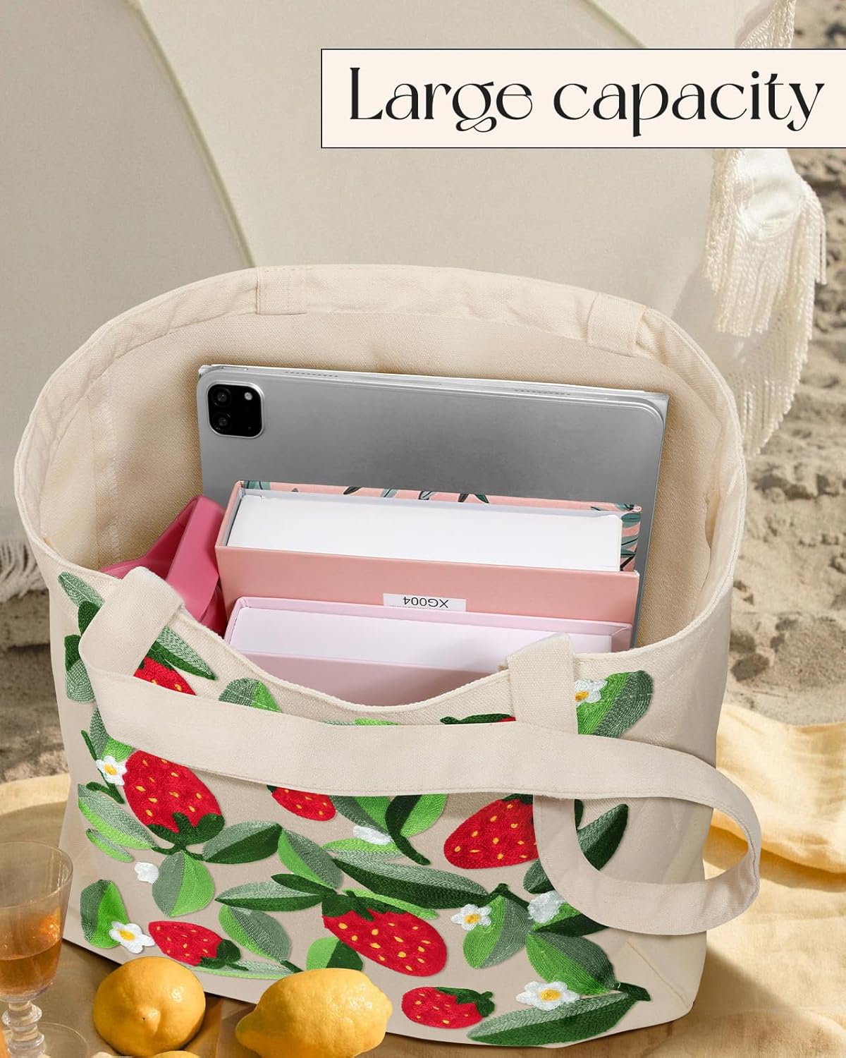 Thumbnail 4 de Miss Adola Embroidery Tote Bag