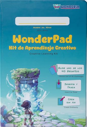 Detalle de GoWonderia WonderPad: Pizarra Mágica 8,5” con 40 Tarjetas Montessori