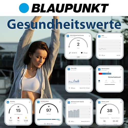 Detalle de BLAUPUNKT Smart Ring Pro V3 – Kein ABO, höchster Datenschutz, IP68 Fitnessring