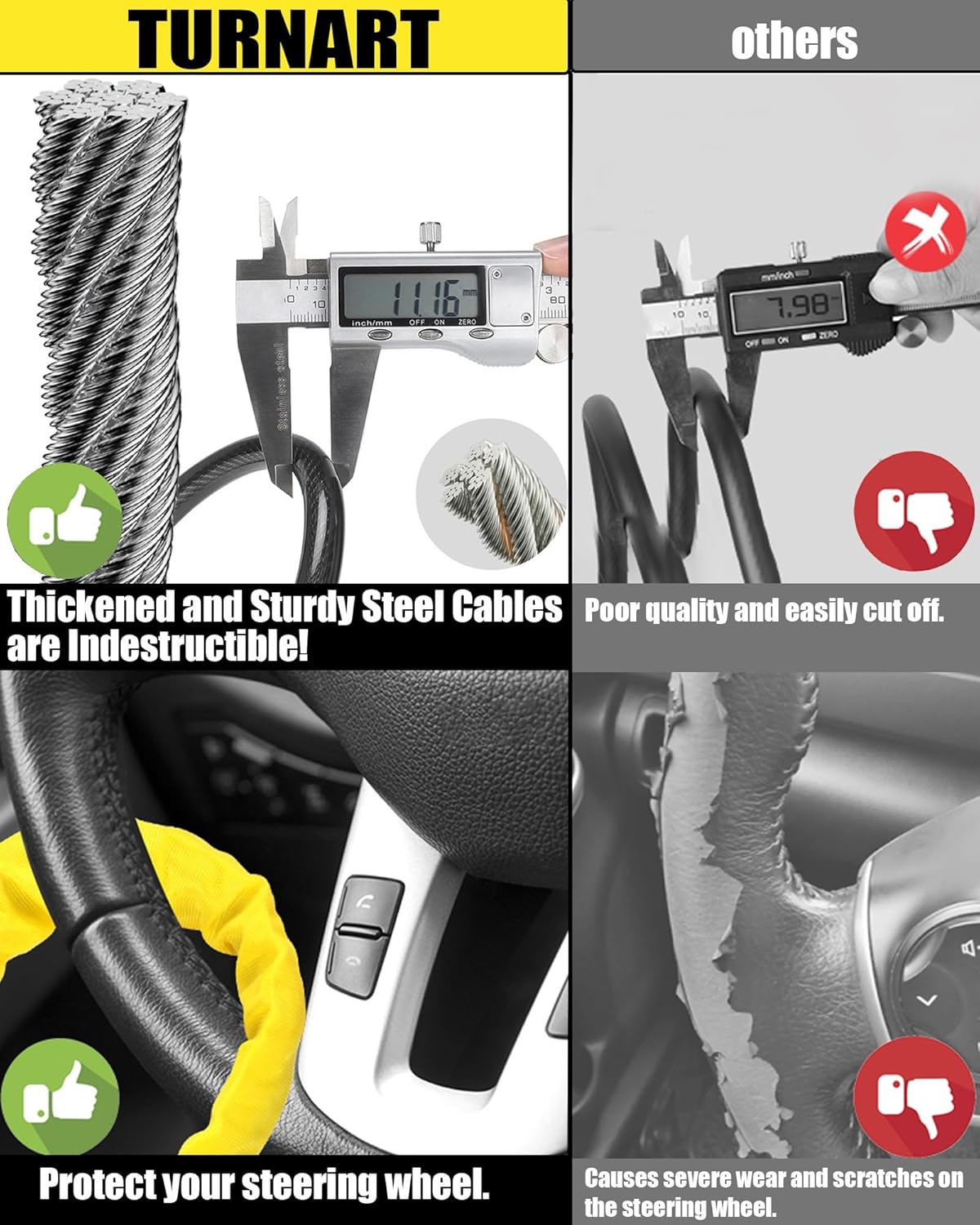Detalle 2 de Universal Steering Wheel Seat Belt Lock