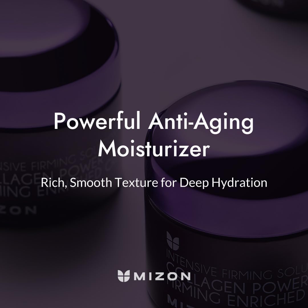 Thumbnail 1 de [MIZON] Collagen Power Firming Enriched Cream (50ml) – Marine Collagen & Adenosine moisturiser for firmer-looking skin