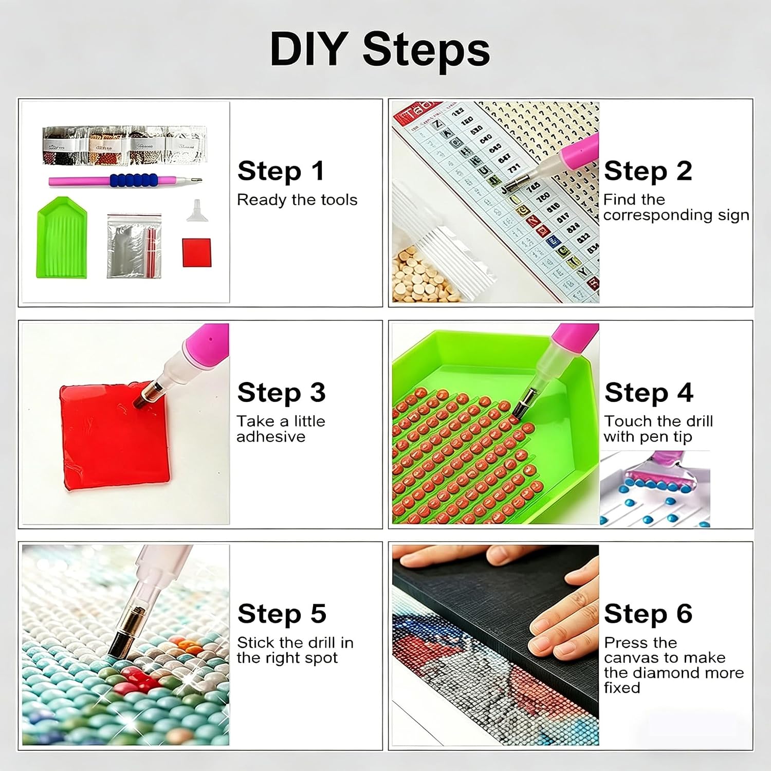 Detalle 2 de RYMILIE 5D Lakeside Diamond Painting Kit, 12x16in Full-Square Canvas