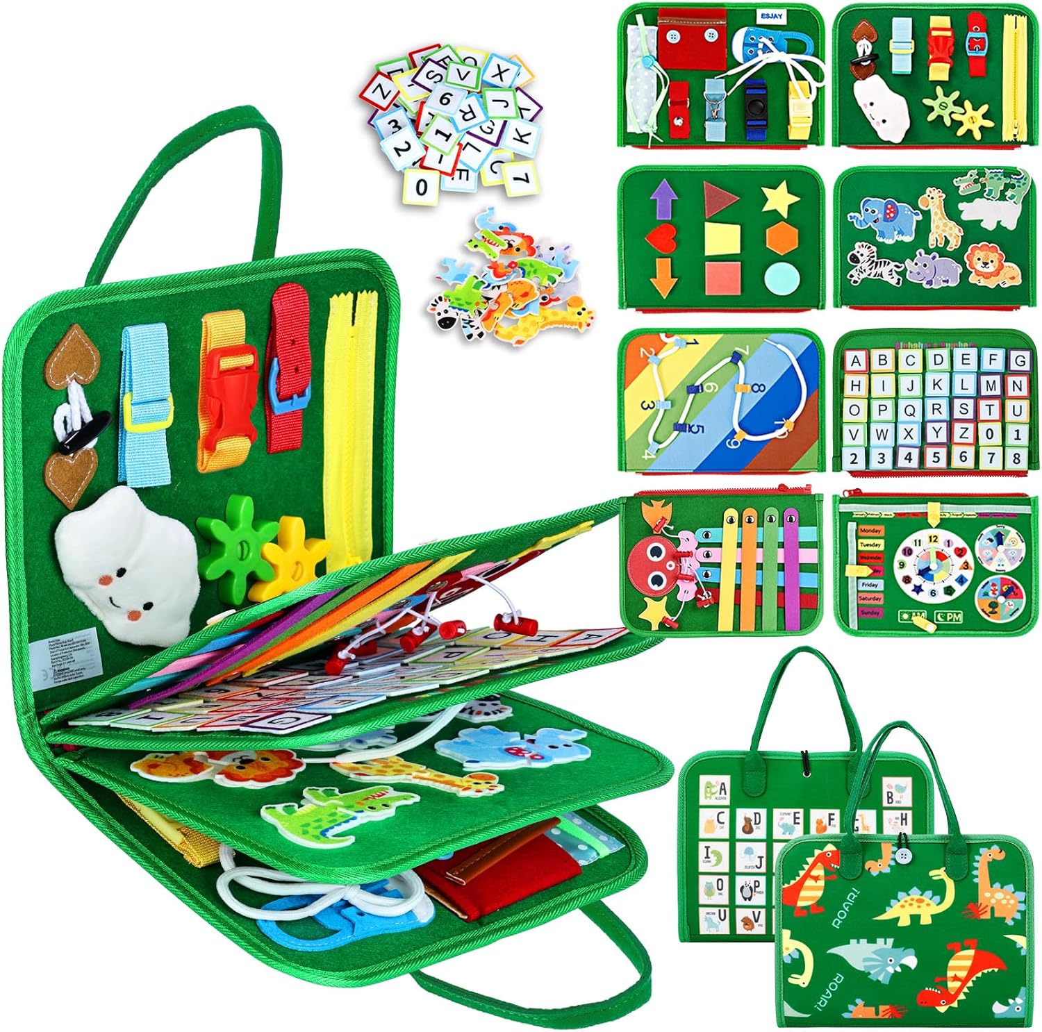 Thumbnail 6 de Esjay Toddler Busy Board 8 pages