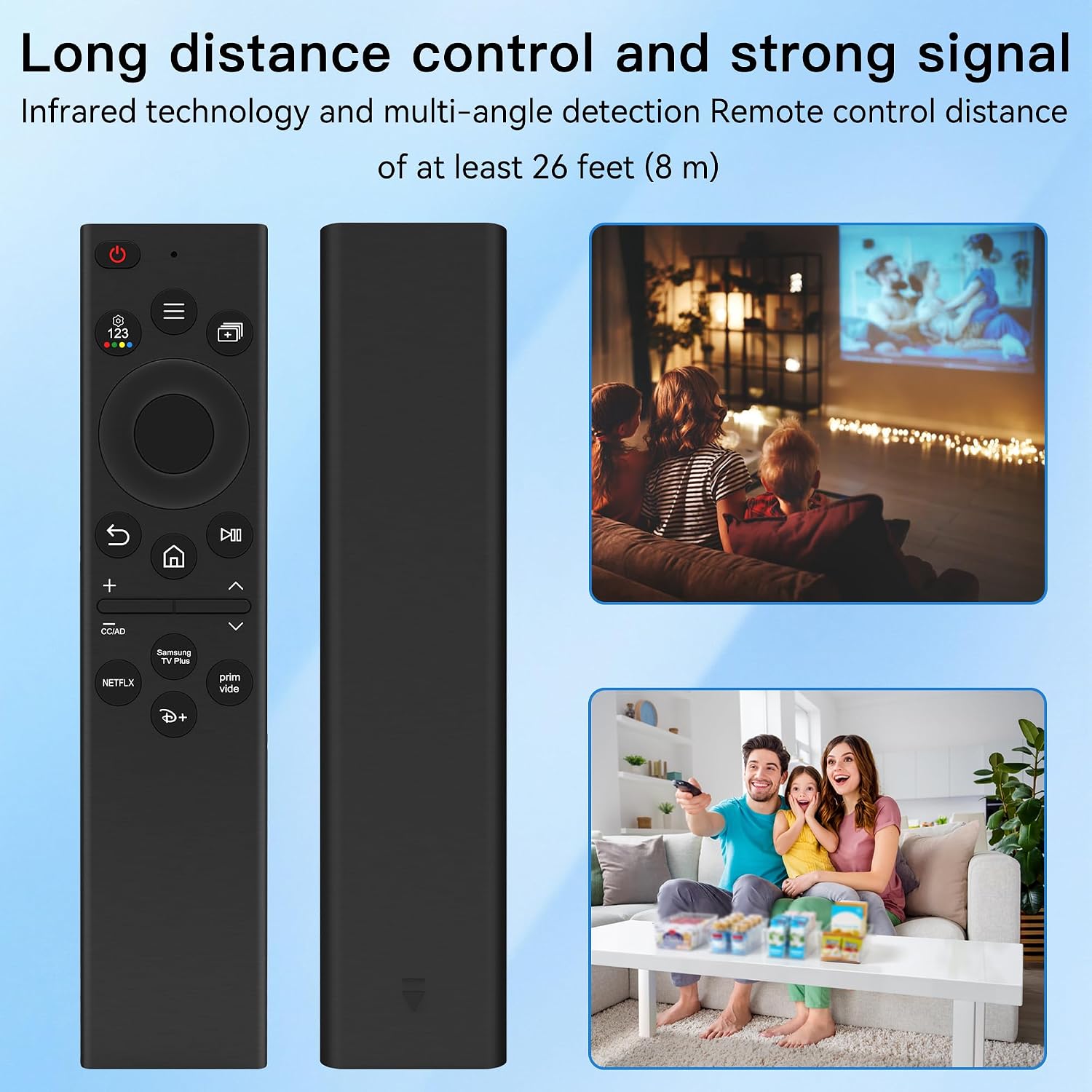 Detalle de Riry Replacement for Samsung BN59-01385A: Universal Samsung Smart TV Remote (No Voice)