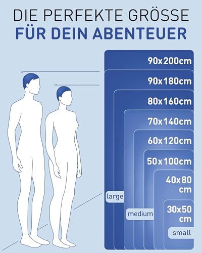 Detalle de Fit-Flip Microfaser Handtücher: Kompakt, leicht und vielseitig für Fitness und Sport