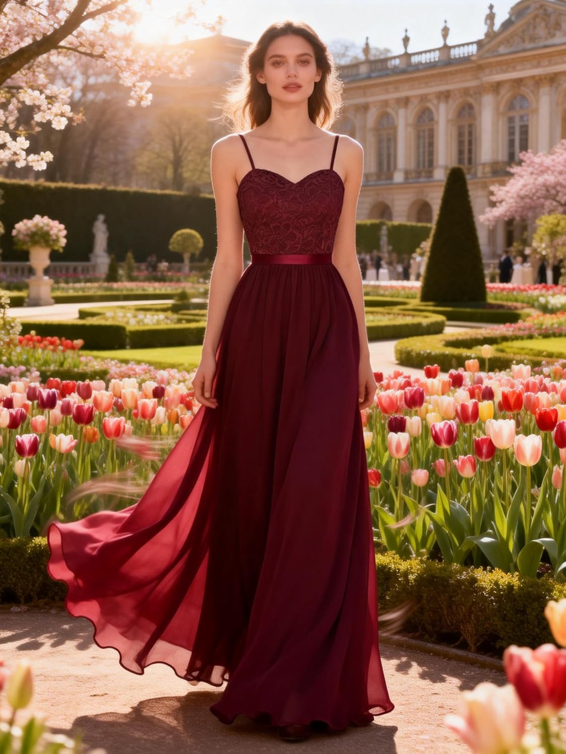 Thumbnail 3 de DRESSTELLS Abendkleid Elegant Lang