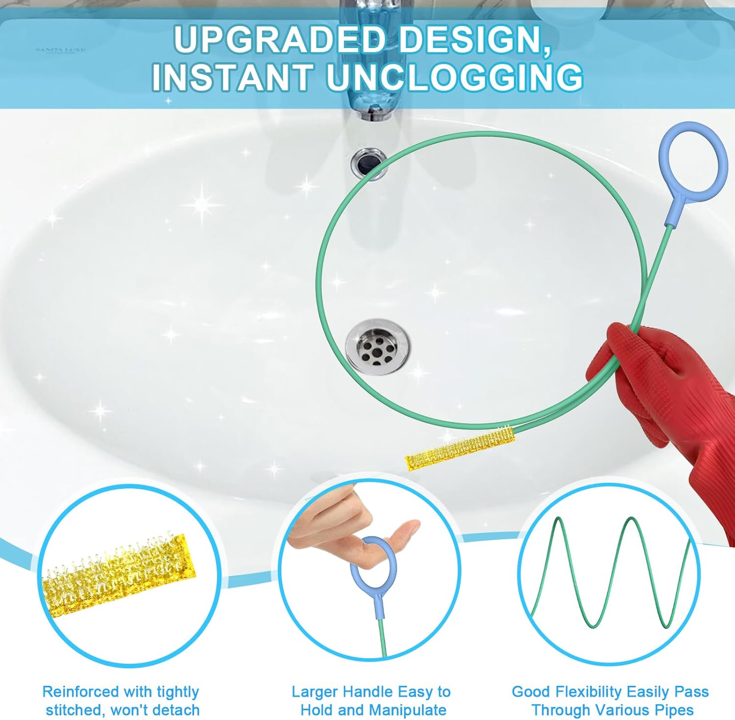 Thumbnail 3 de Kelly's Collection 30 Inch Drain Snake — sink unblocker 🛠