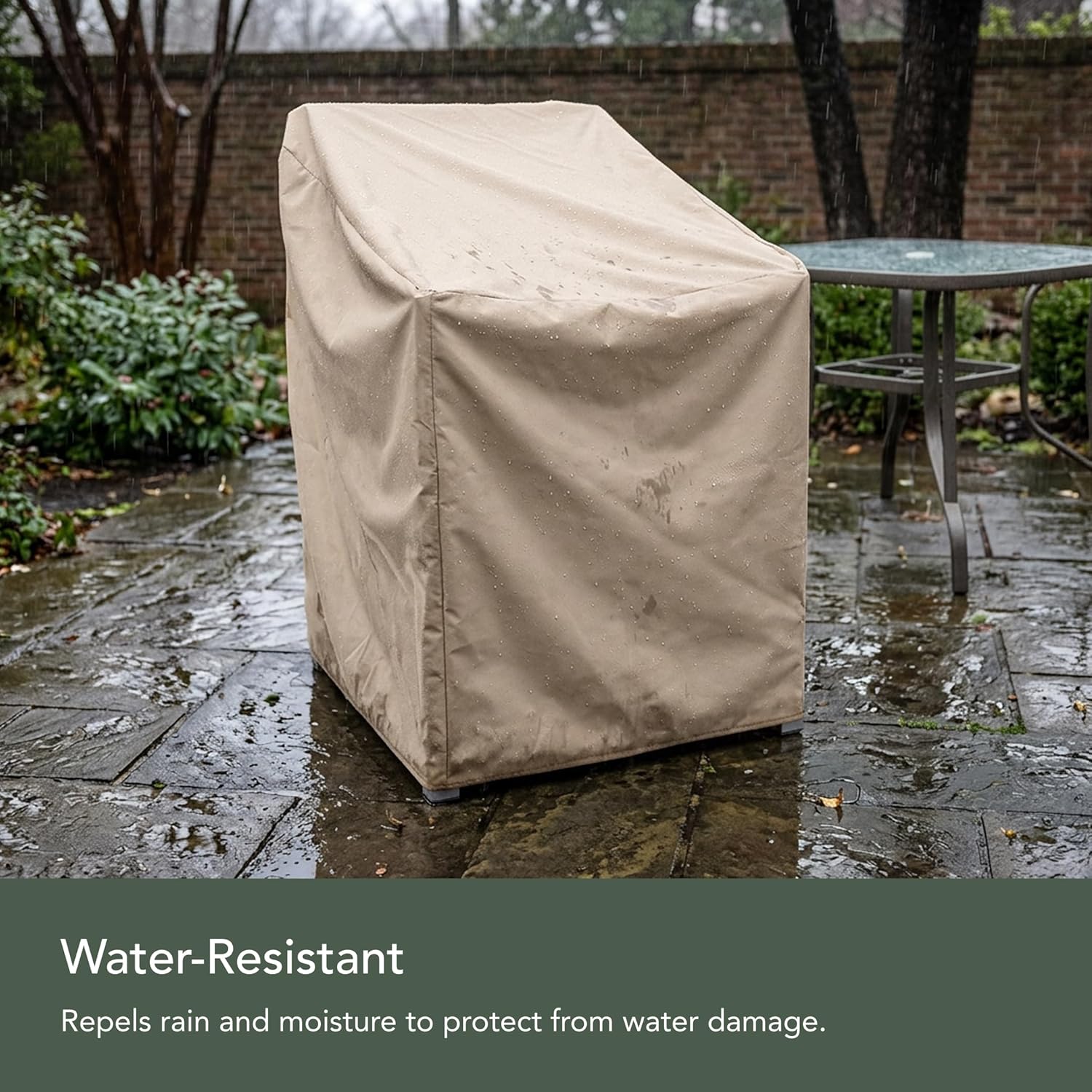 Thumbnail 6 de Covermates Classic Outdoor Chair Cover — Lightweight Weather-Resistant Tan