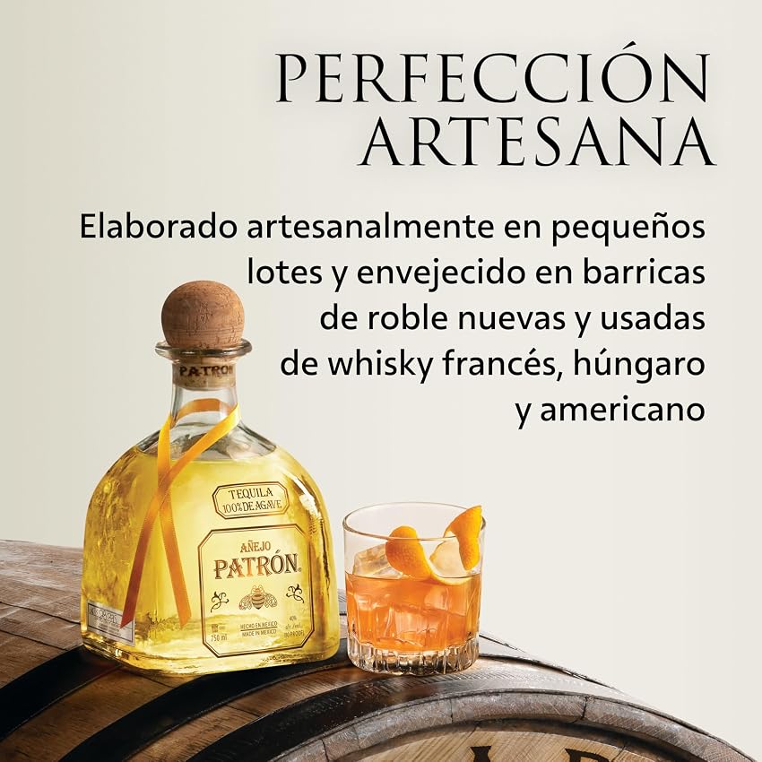 Thumbnail 4 de PATRÓN Añejo Premium Tequila 70 cl 🥃