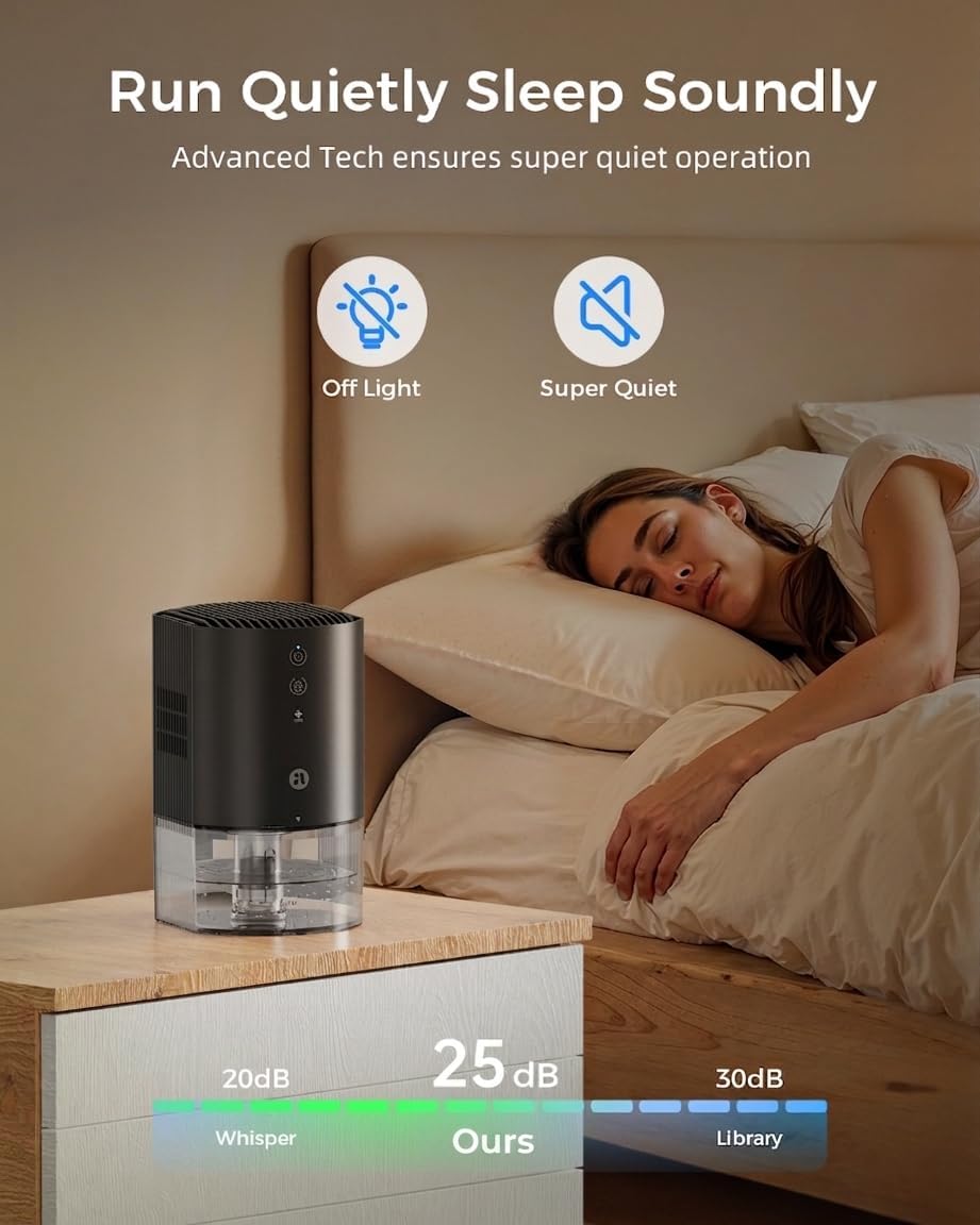 Thumbnail 4 de Midea 35 oz Small Dehumidifier for Home 🌬