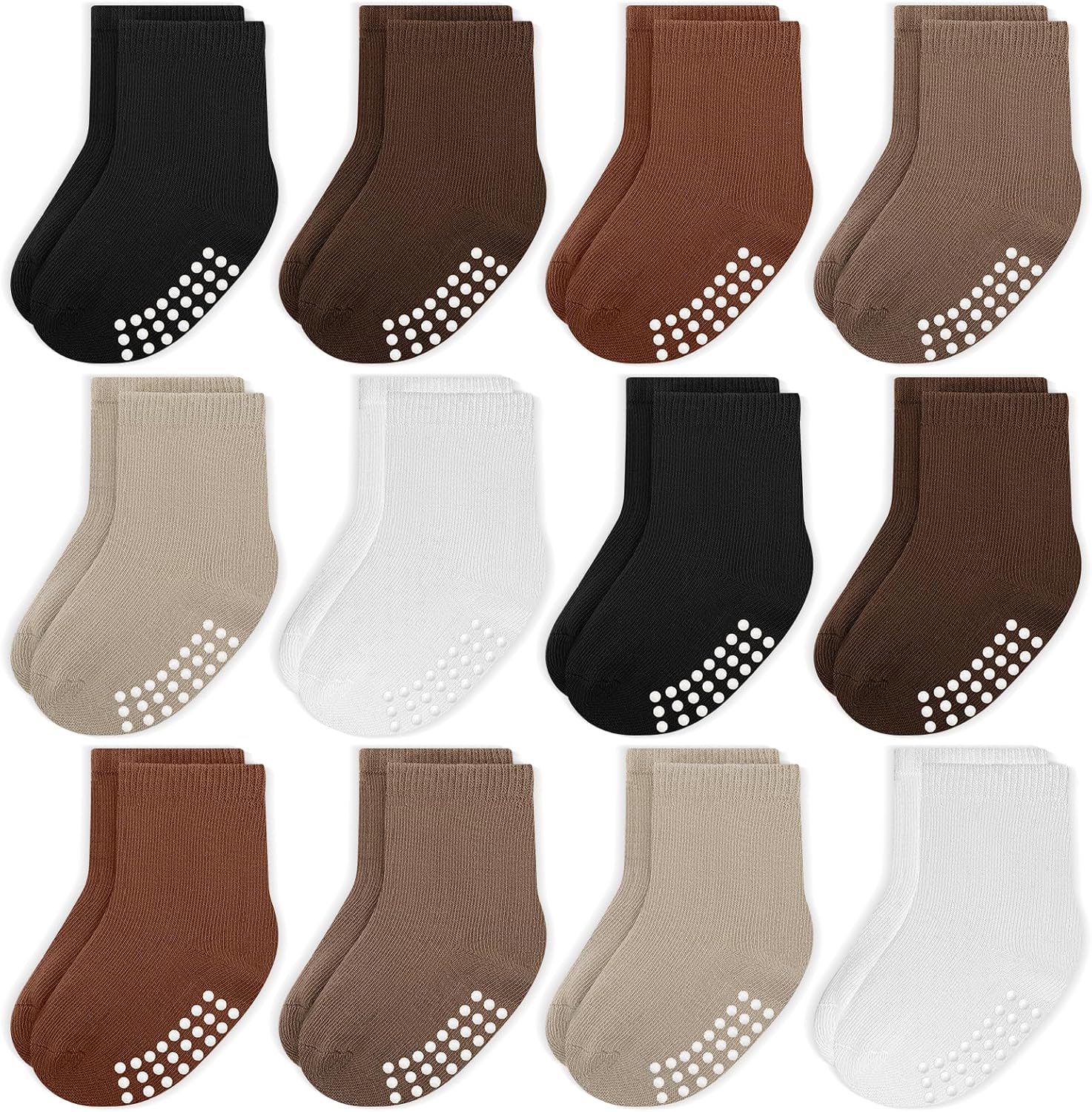 Thumbnail 5 de Baby Toddler Crew Socks, 12-Pack