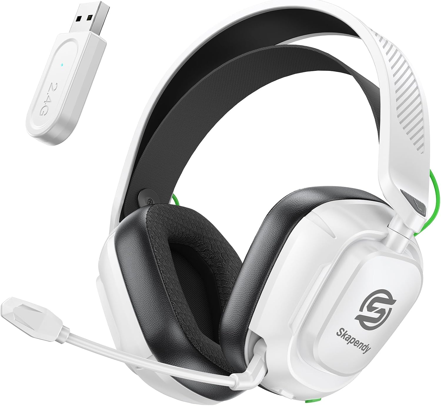 Detalle de SKAPENDY Wireless 2.4GHz Gaming Headset