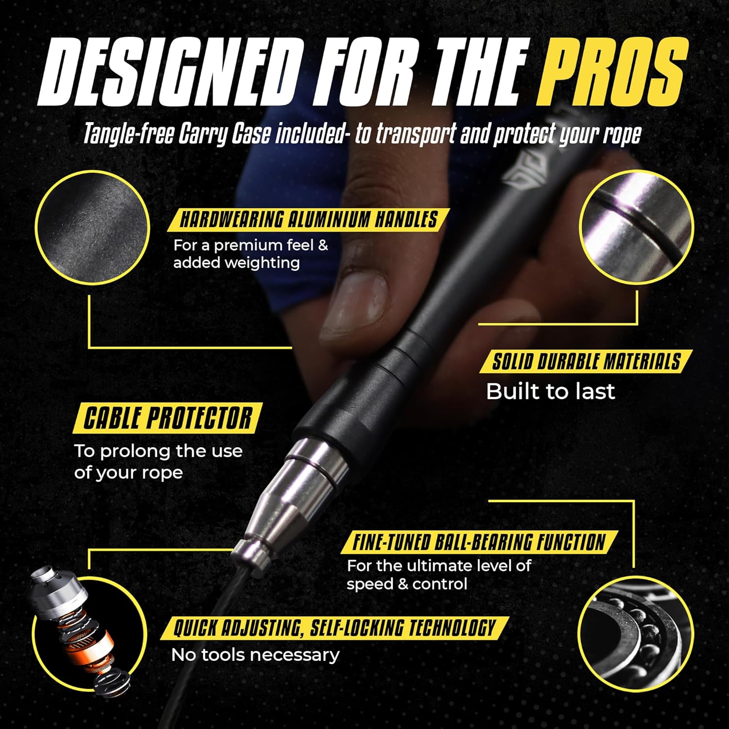 Thumbnail 2 de Titan Armour Premium Self-Locking Adjustable Jump Rope