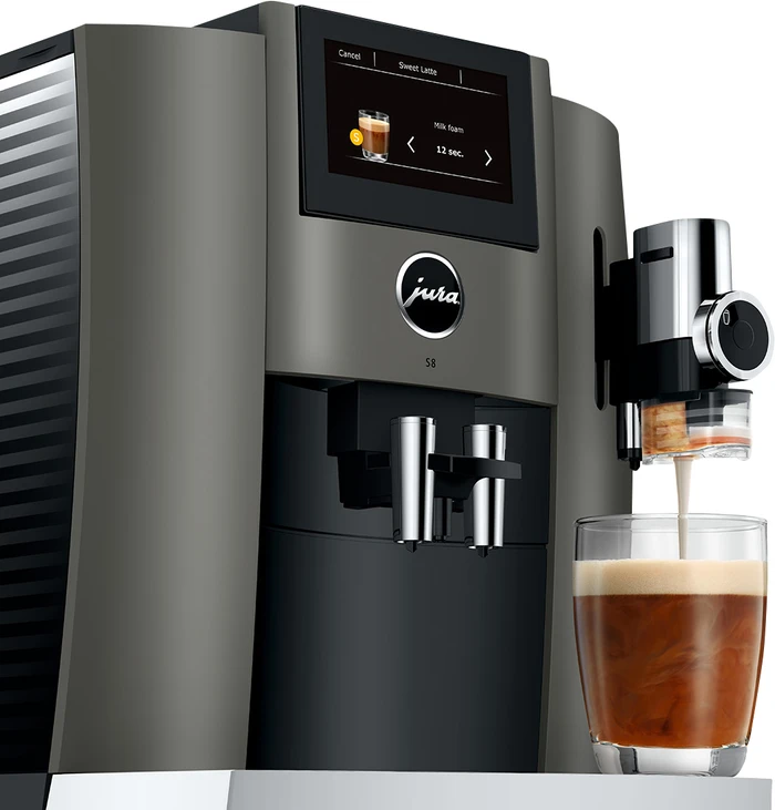 Thumbnail 10 de JURA S8 Dark Inox (EB) Vollautomat mit Smartphone-Steuerung