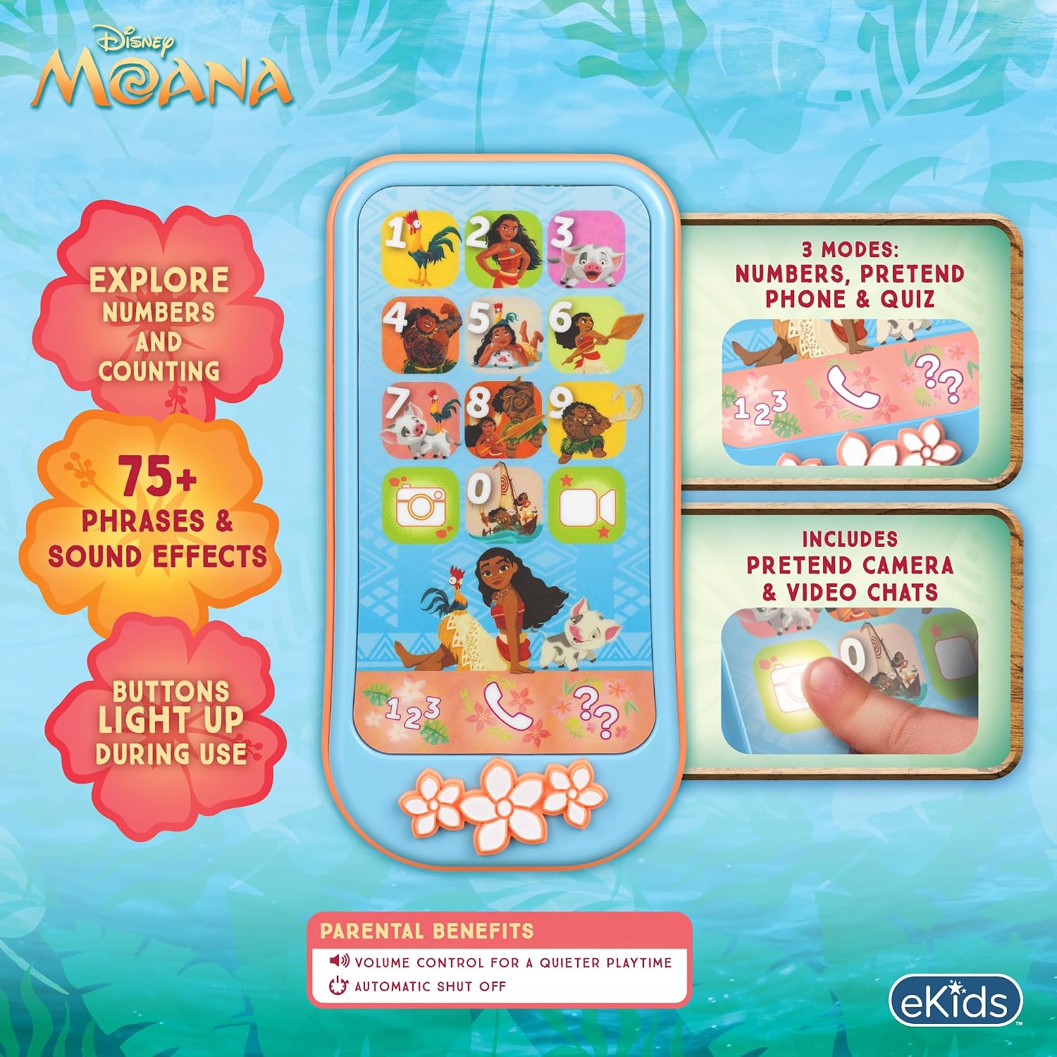 Detalle de Moana Toy Phone for Kids