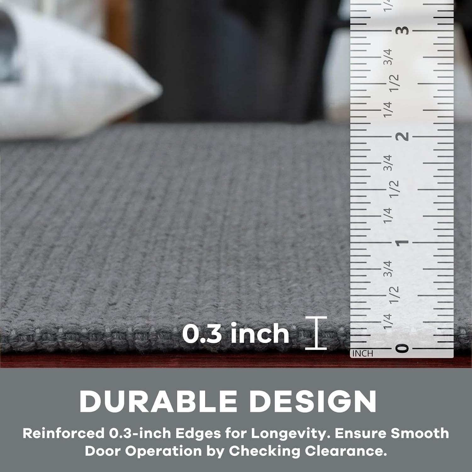 Detalle 2 de KOZYFLY 3x5 Ft Washable Rug 📏