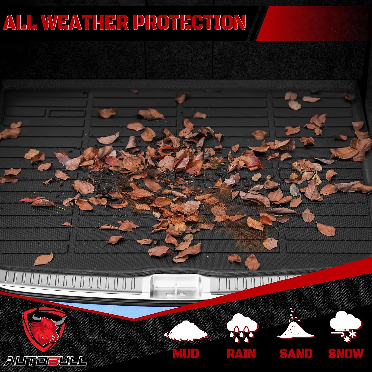 Thumbnail 6 de AUTOBULL Cargo Liner for 2015–2024 Ford Edge — All-Weather Trunk Mat