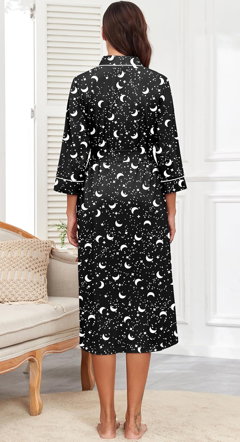 Detalle 2 de PrinStory Women's Bathrobe XS-4XL
