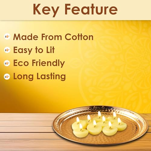 Thumbnail 8 de Satvik Pure 50 Pc Cow Ghee Wicks – Ready-made Cotton Wicks for Puja