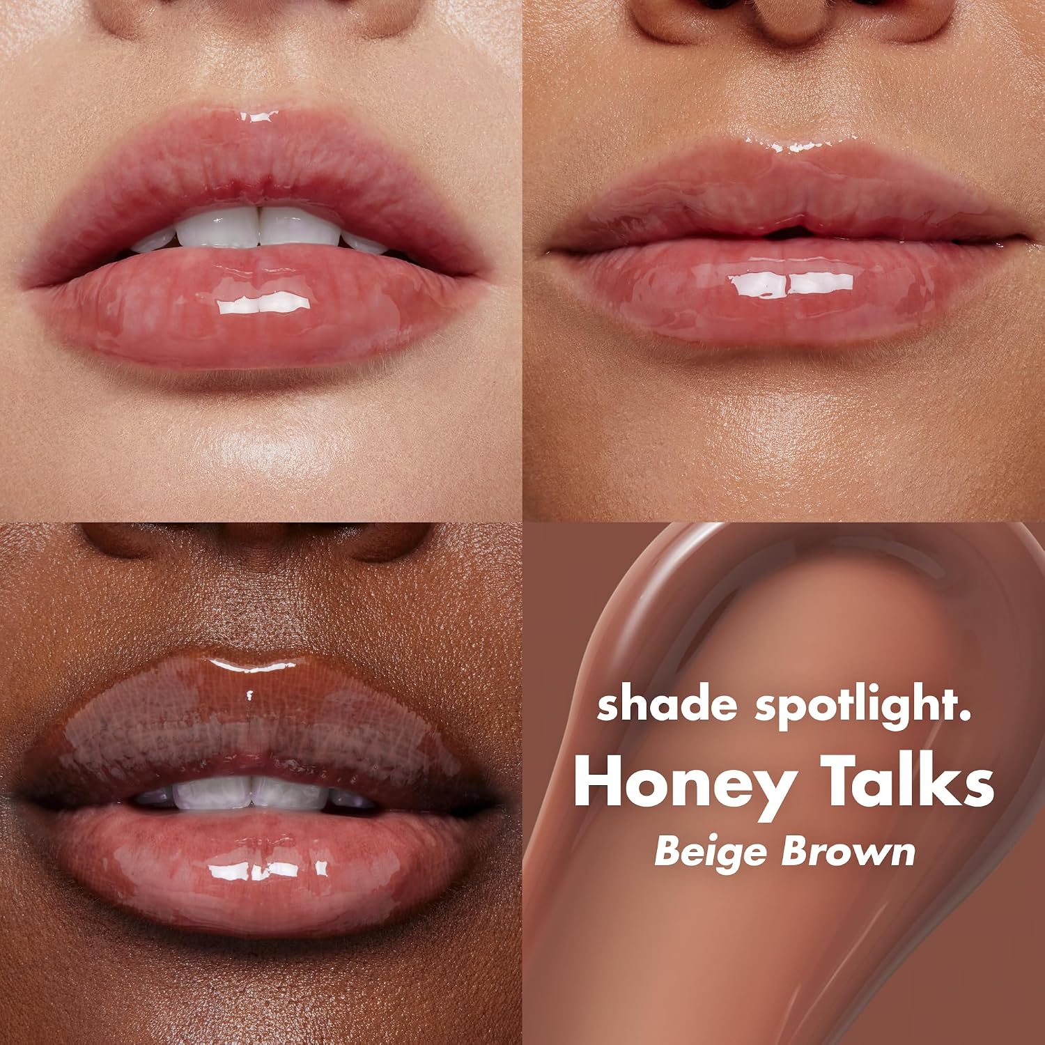 Detalle de e.l.f. Glow Reviver Lip Oil, Tinted in Honey Talks