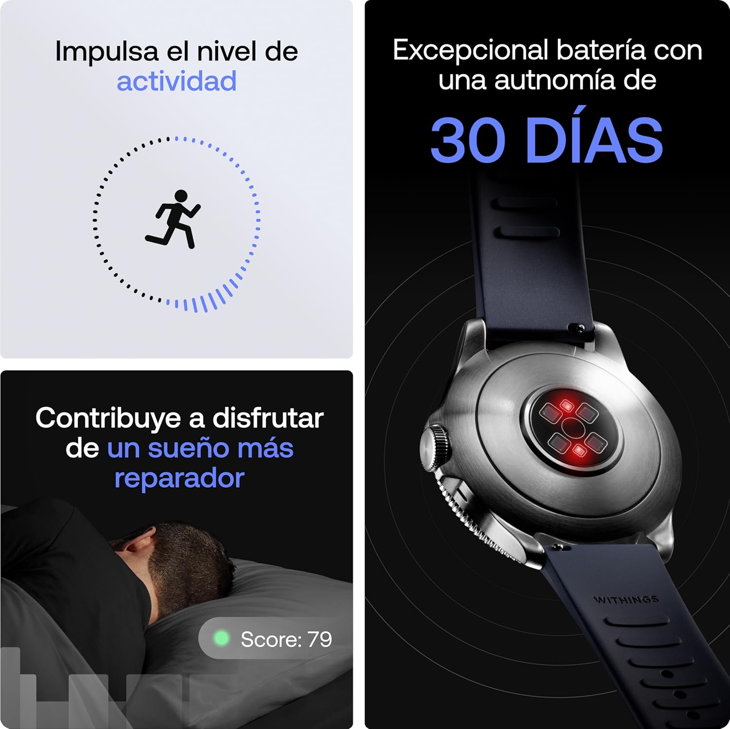 Thumbnail 5 de WITHINGS ScanWatch Nova reloj híbrido ECG